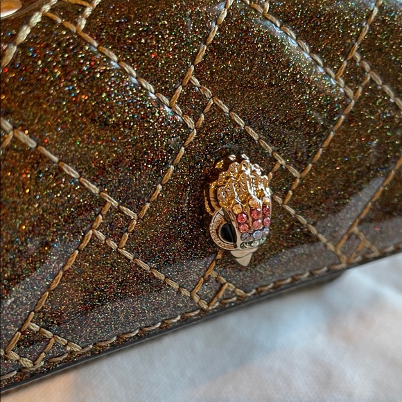 Kurt Geiger  London design , Sparkling Brown Clutch - Picture 4 of 12